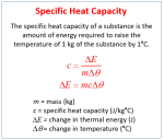 What Is Heat Capacity Simple Definition