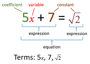 algebraic expression scaffold learning