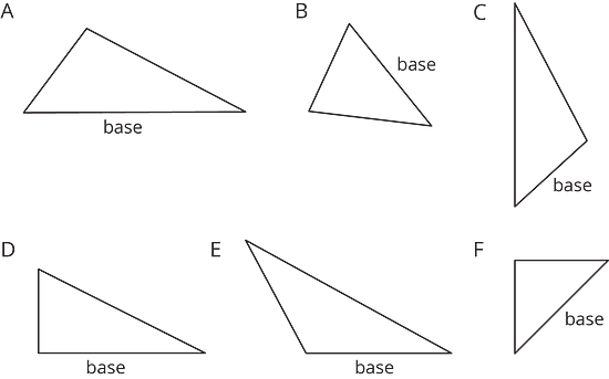 Bases And Heights Of Triangles 5388
