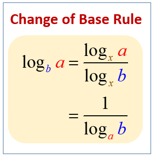 Change of base deals formula