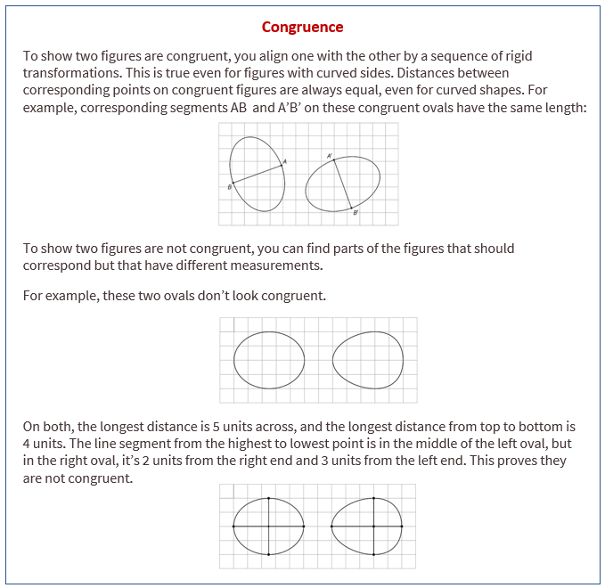 Two curved-line shapes and their corresponding distinct shapes