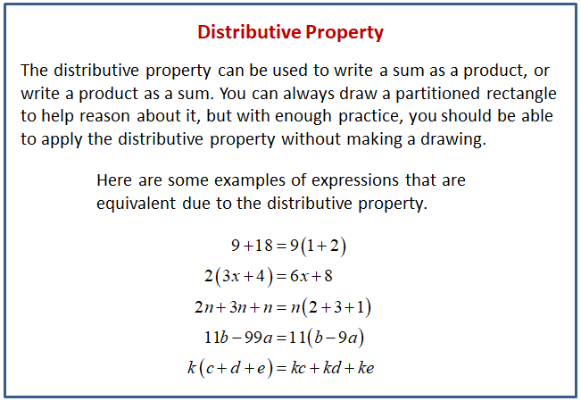 The Distributive Property, Part 3