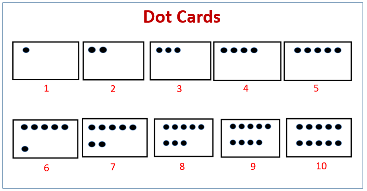 Dot Cards Kindergarten Solutions Examples Homework Worksheets Lesson Plans