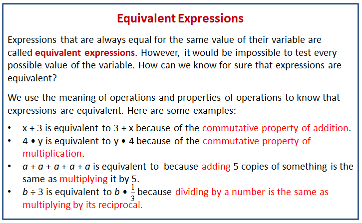 Equal And Equivalent