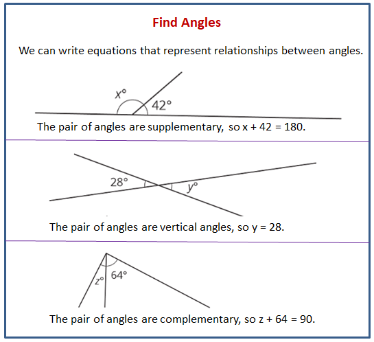 my homework lesson 7 solve problems with angles