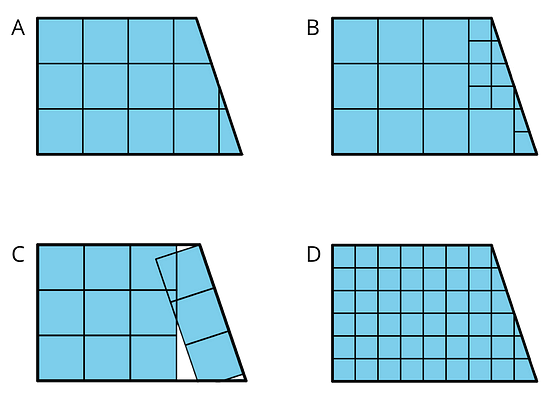 finding area by decomposing and rearranging illustrative mathematics
