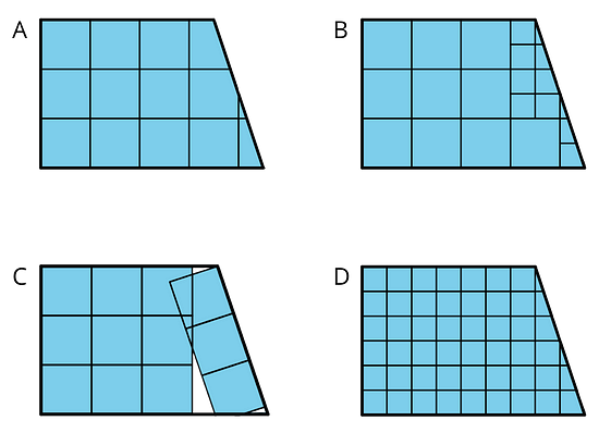 Four Rectangles, 2 Squares