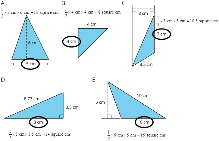 Formula For The Area Of A Triangle Illustrative Mathematics