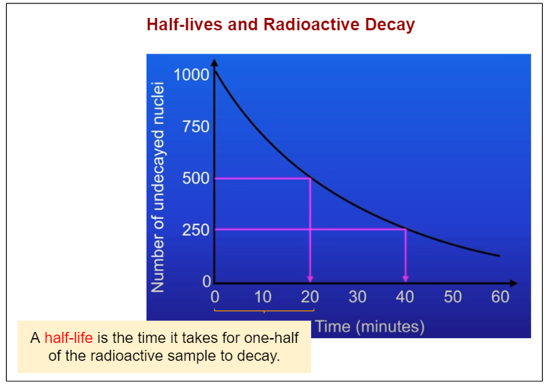 half life chart