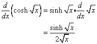 Calculus - Hyperbolic Functions (video lessons, examples and solutions)