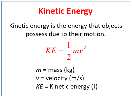 definition of kinetic energy