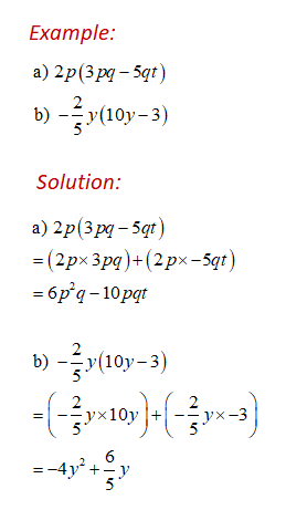 simple algebraic expressions