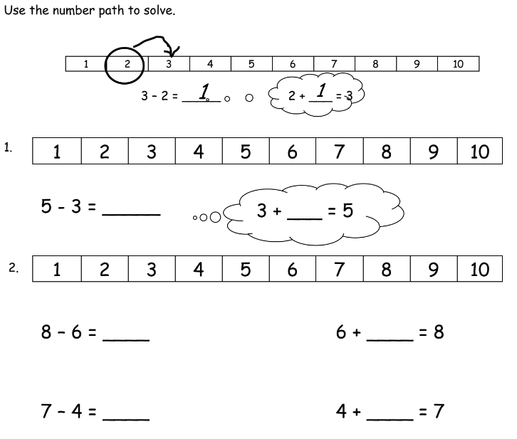 Count On Using Number Path (Worksheets, Solutions, Videos, Lesson Plans)