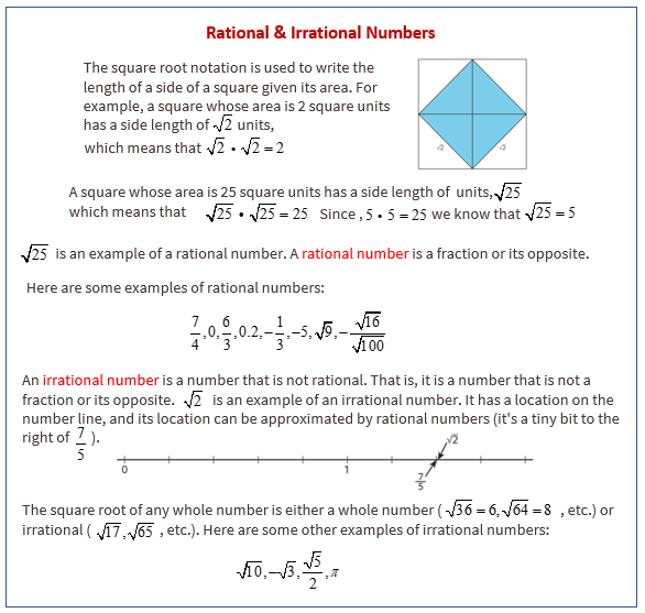 Irrational Math