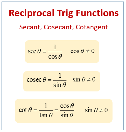 Trigonometry Cotangent Examples