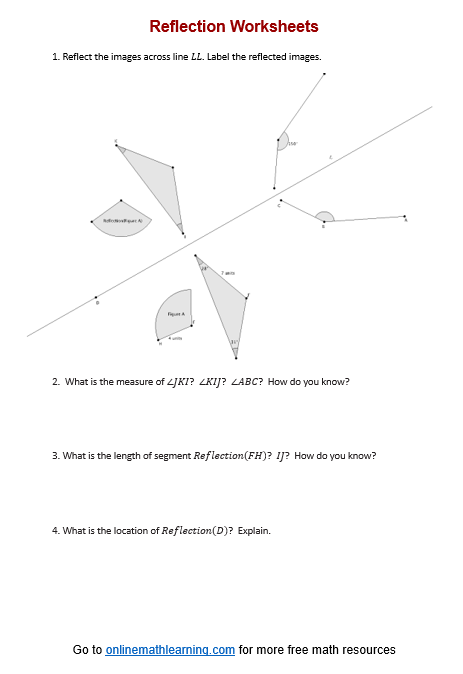 Reflection Worksheet