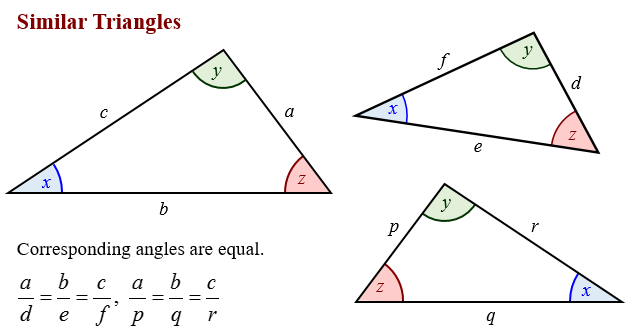 Similar Triangles (video lessons, examples and step-by-step solutions)