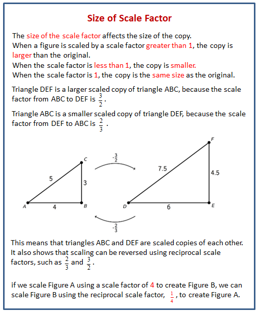 Scale Factor, Definition, Calculation & Examples - Lesson