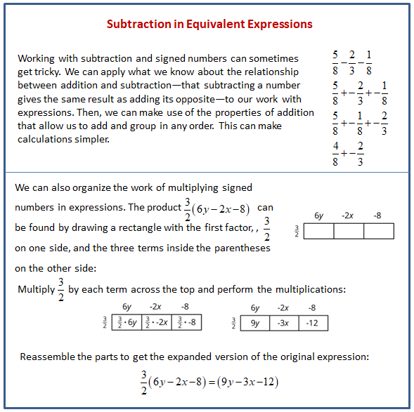 subtraction-in-equivalent-expressions
