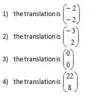 translation of a point translation vector worksheet and solutions