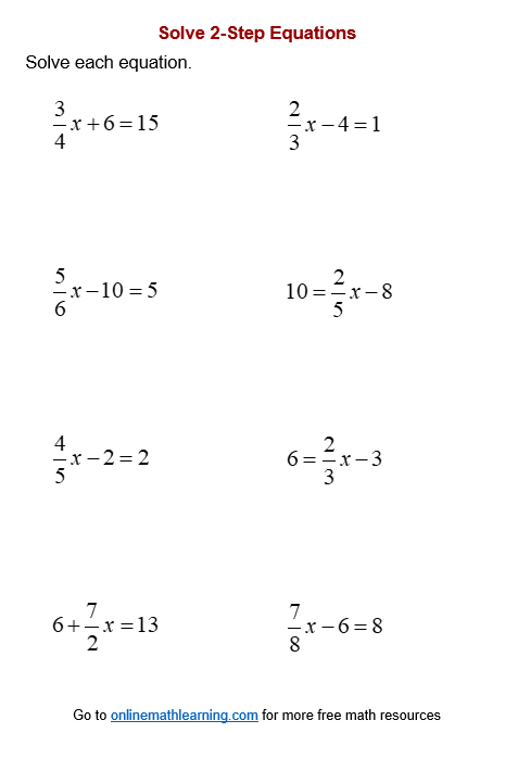 two-step-equation-worksheets-printable-online-answers-examples