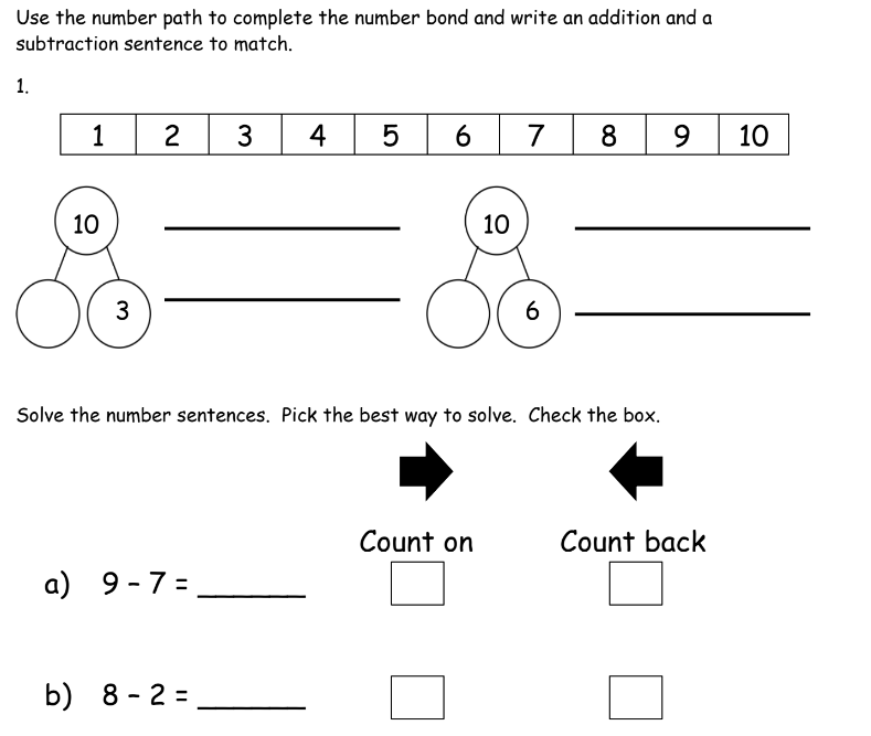 Count On using Number Path (worksheets, solutions, videos, lesson plans)